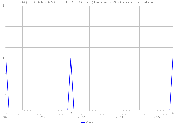 RAQUEL C A R R A S C O P U E R T O (Spain) Page visits 2024 