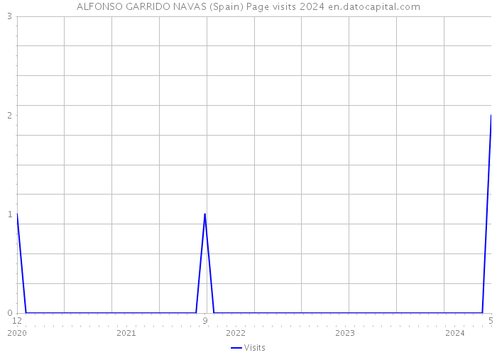 ALFONSO GARRIDO NAVAS (Spain) Page visits 2024 