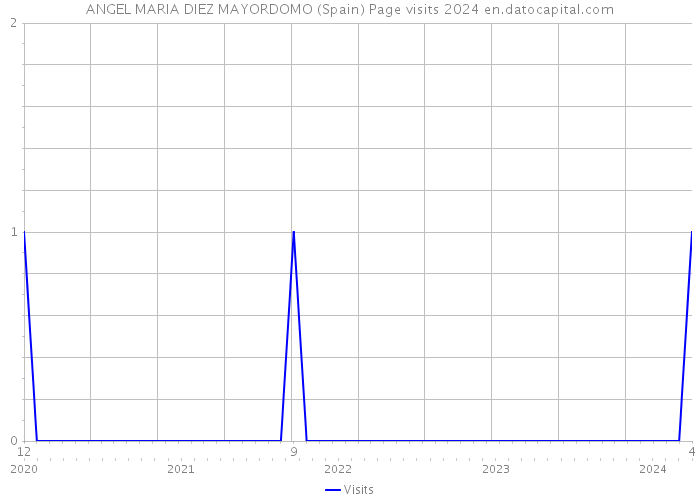 ANGEL MARIA DIEZ MAYORDOMO (Spain) Page visits 2024 