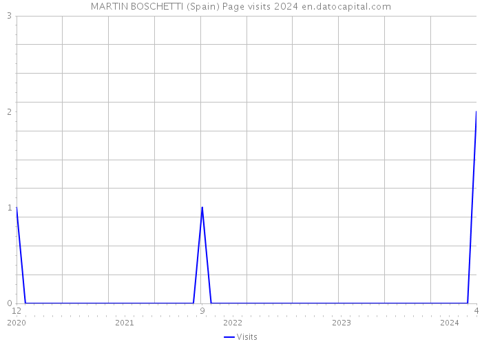 MARTIN BOSCHETTI (Spain) Page visits 2024 