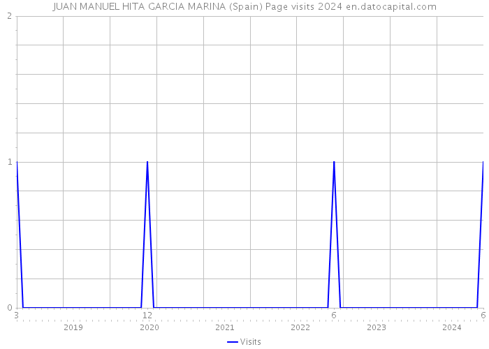 JUAN MANUEL HITA GARCIA MARINA (Spain) Page visits 2024 