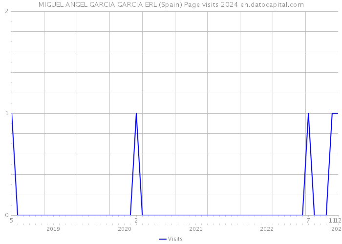 MIGUEL ANGEL GARCIA GARCIA ERL (Spain) Page visits 2024 