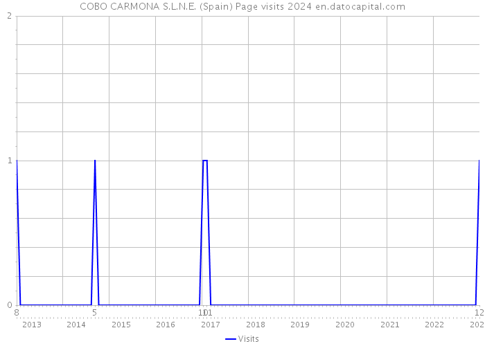 COBO CARMONA S.L.N.E. (Spain) Page visits 2024 