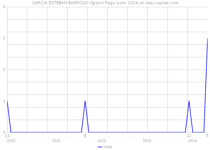 GARCIA ESTEBAN BARROSO (Spain) Page visits 2024 