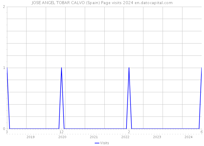JOSE ANGEL TOBAR CALVO (Spain) Page visits 2024 
