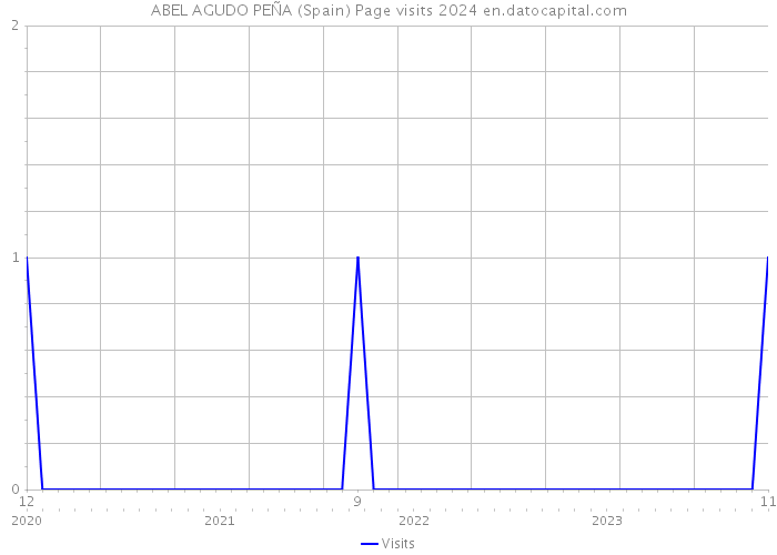 ABEL AGUDO PEÑA (Spain) Page visits 2024 