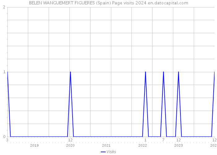 BELEN WANGUEMERT FIGUERES (Spain) Page visits 2024 