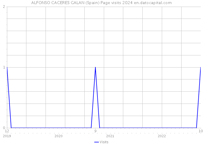 ALFONSO CACERES GALAN (Spain) Page visits 2024 