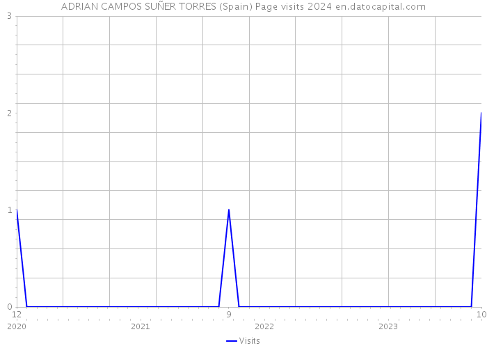 ADRIAN CAMPOS SUÑER TORRES (Spain) Page visits 2024 
