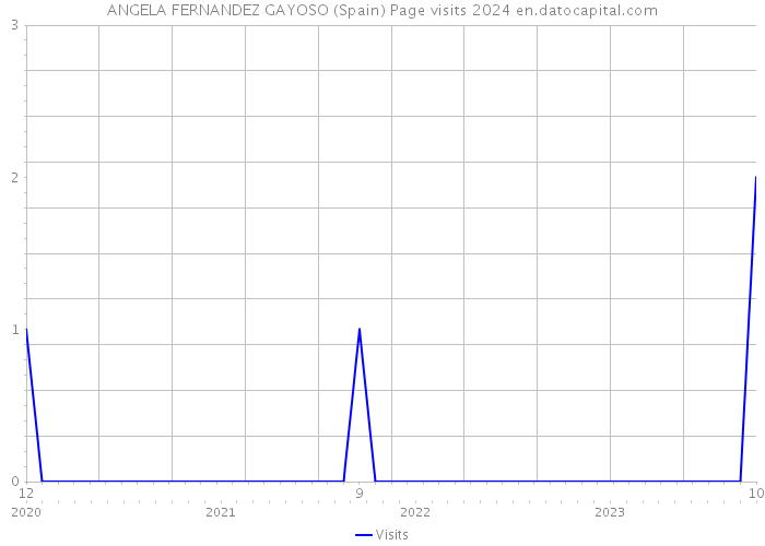 ANGELA FERNANDEZ GAYOSO (Spain) Page visits 2024 