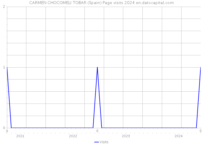 CARMEN CHOCOMELI TOBAR (Spain) Page visits 2024 