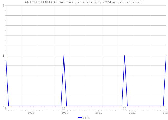 ANTONIO BERBEGAL GARCIA (Spain) Page visits 2024 