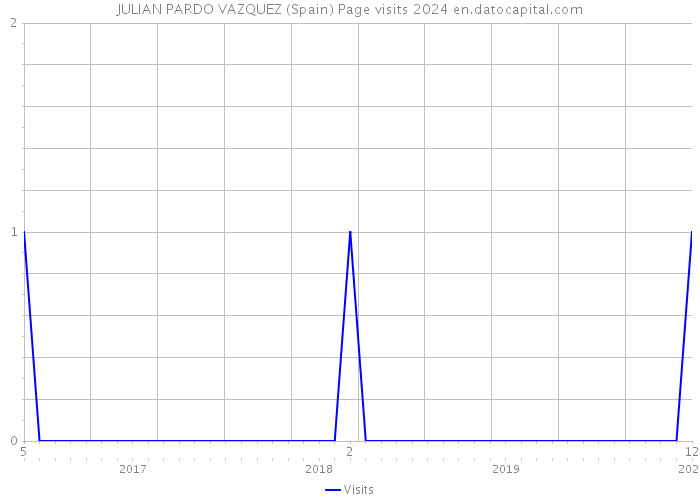 JULIAN PARDO VAZQUEZ (Spain) Page visits 2024 