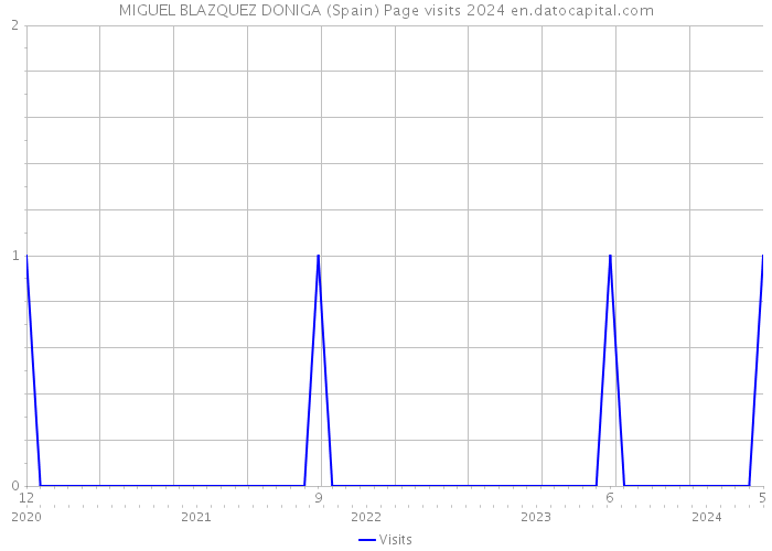MIGUEL BLAZQUEZ DONIGA (Spain) Page visits 2024 