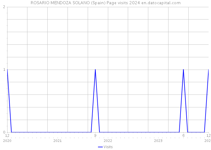 ROSARIO MENDOZA SOLANO (Spain) Page visits 2024 