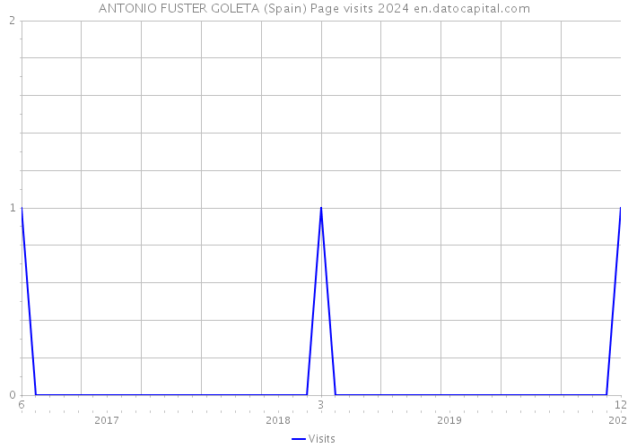 ANTONIO FUSTER GOLETA (Spain) Page visits 2024 