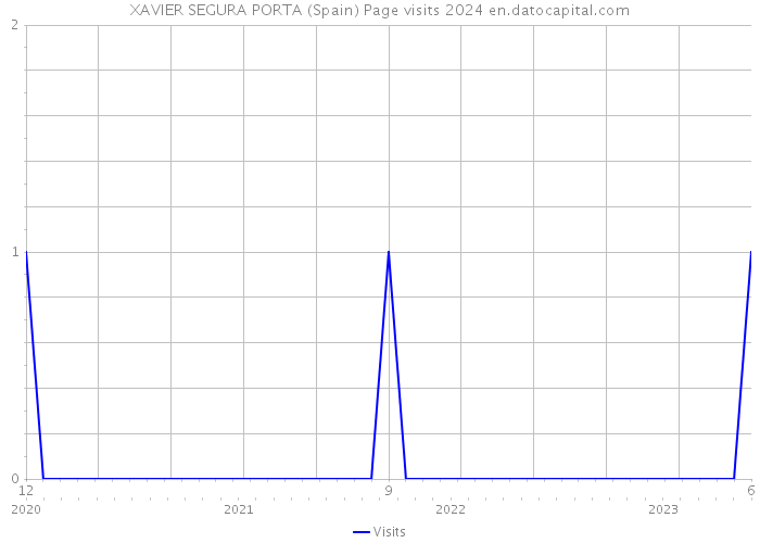 XAVIER SEGURA PORTA (Spain) Page visits 2024 