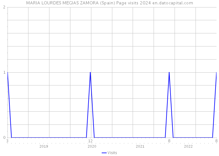 MARIA LOURDES MEGIAS ZAMORA (Spain) Page visits 2024 