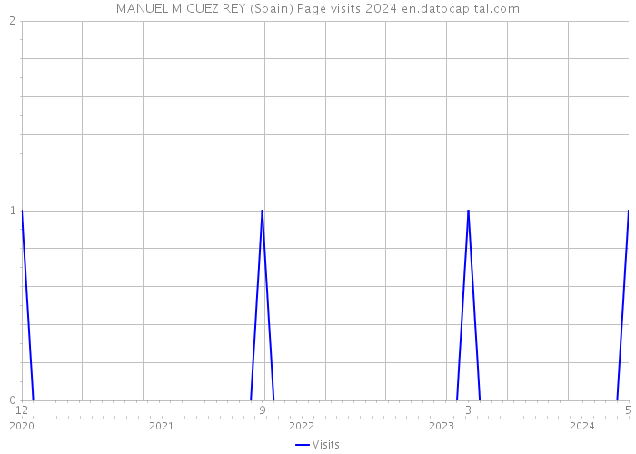 MANUEL MIGUEZ REY (Spain) Page visits 2024 