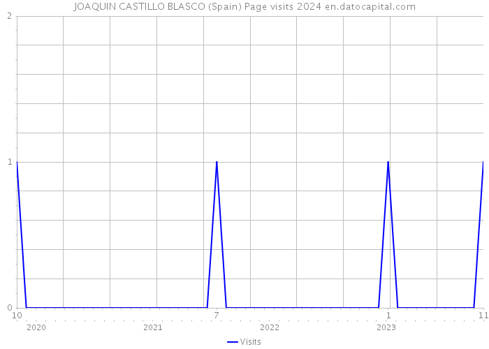 JOAQUIN CASTILLO BLASCO (Spain) Page visits 2024 
