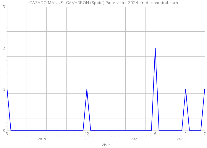 CASADO MANUEL GAVARRON (Spain) Page visits 2024 