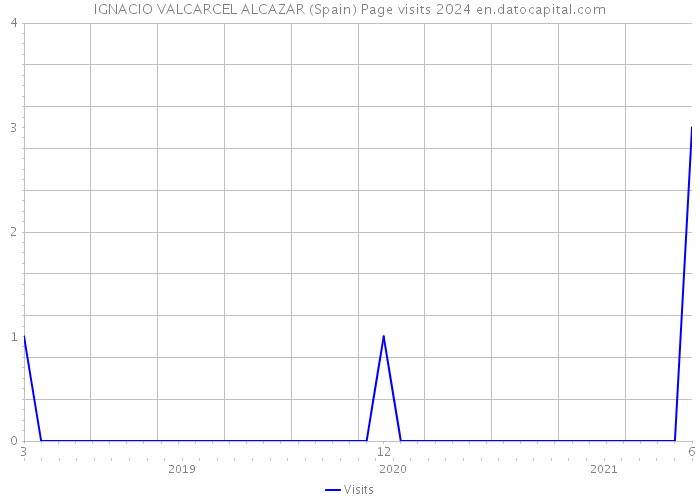 IGNACIO VALCARCEL ALCAZAR (Spain) Page visits 2024 