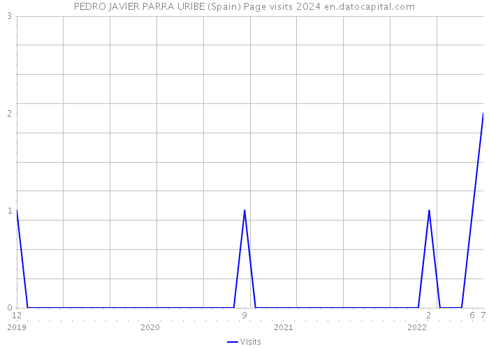 PEDRO JAVIER PARRA URIBE (Spain) Page visits 2024 