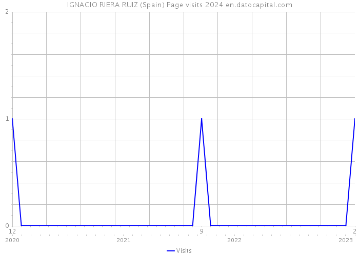 IGNACIO RIERA RUIZ (Spain) Page visits 2024 