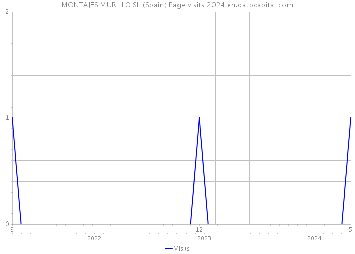 MONTAJES MURILLO SL (Spain) Page visits 2024 