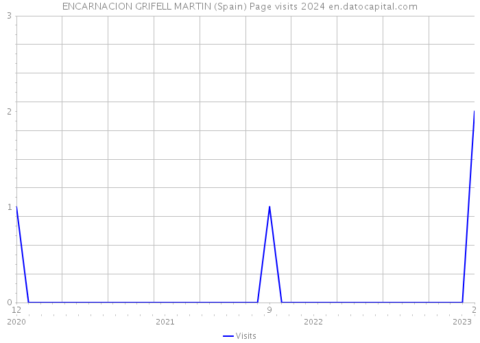 ENCARNACION GRIFELL MARTIN (Spain) Page visits 2024 