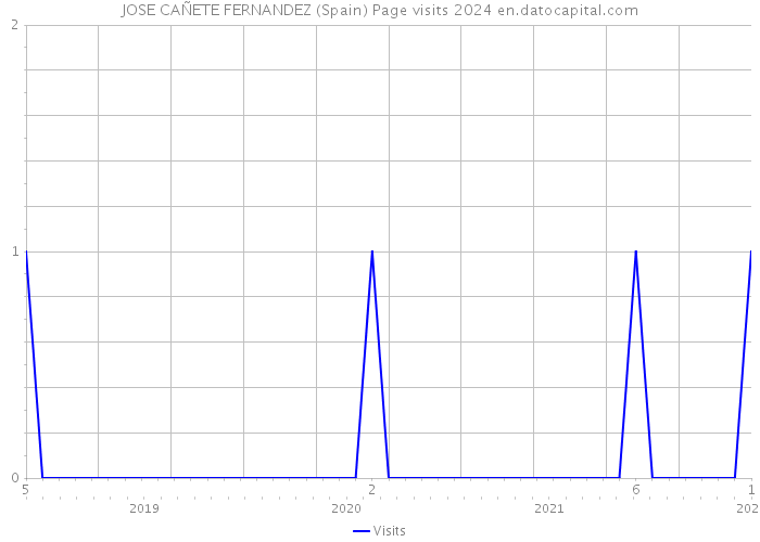 JOSE CAÑETE FERNANDEZ (Spain) Page visits 2024 