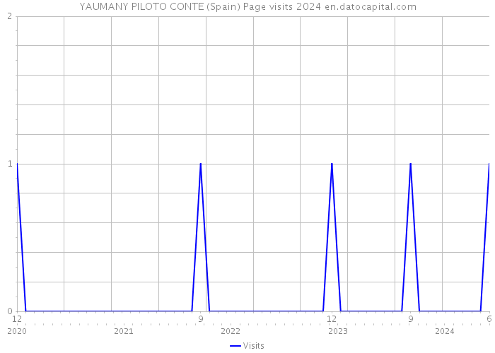 YAUMANY PILOTO CONTE (Spain) Page visits 2024 