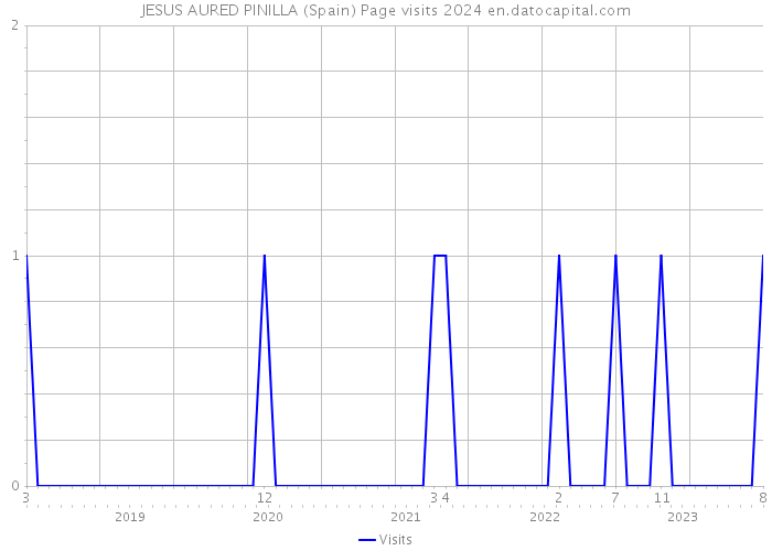 JESUS AURED PINILLA (Spain) Page visits 2024 