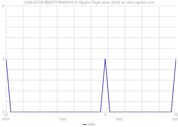 CARLOS DE BENITO BARRANCO (Spain) Page visits 2024 