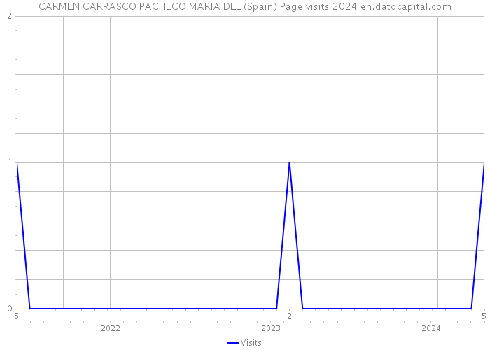 CARMEN CARRASCO PACHECO MARIA DEL (Spain) Page visits 2024 