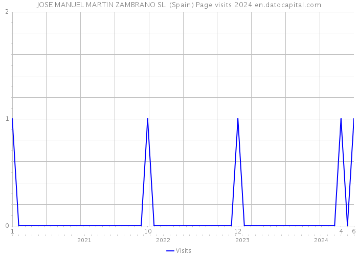 JOSE MANUEL MARTIN ZAMBRANO SL. (Spain) Page visits 2024 