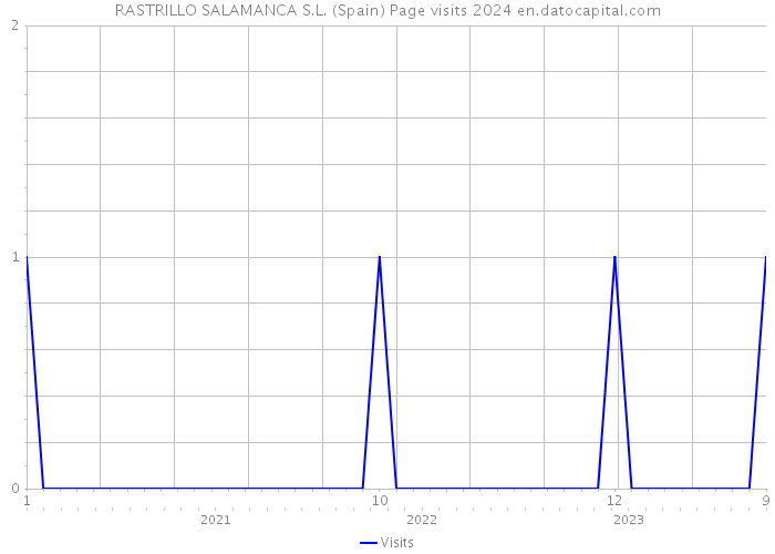 RASTRILLO SALAMANCA S.L. (Spain) Page visits 2024 