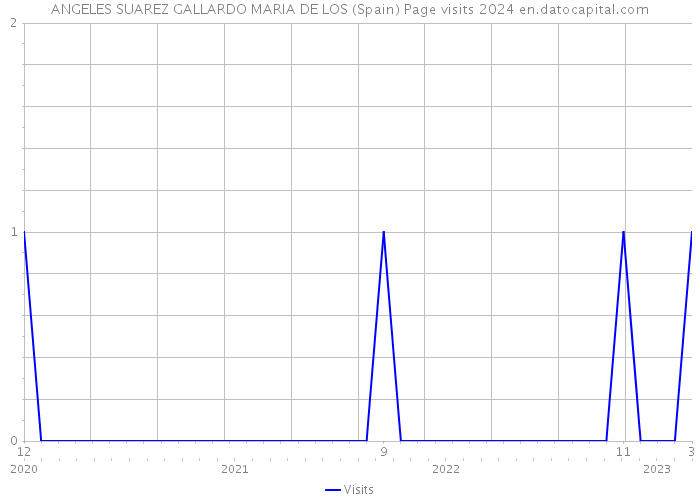 ANGELES SUAREZ GALLARDO MARIA DE LOS (Spain) Page visits 2024 