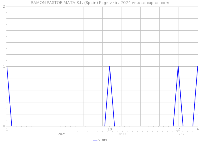 RAMON PASTOR MATA S.L. (Spain) Page visits 2024 