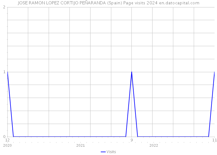 JOSE RAMON LOPEZ CORTIJO PEÑARANDA (Spain) Page visits 2024 