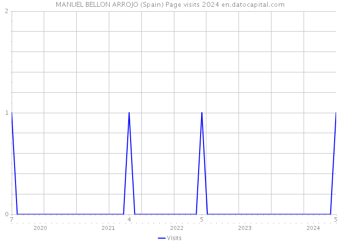 MANUEL BELLON ARROJO (Spain) Page visits 2024 