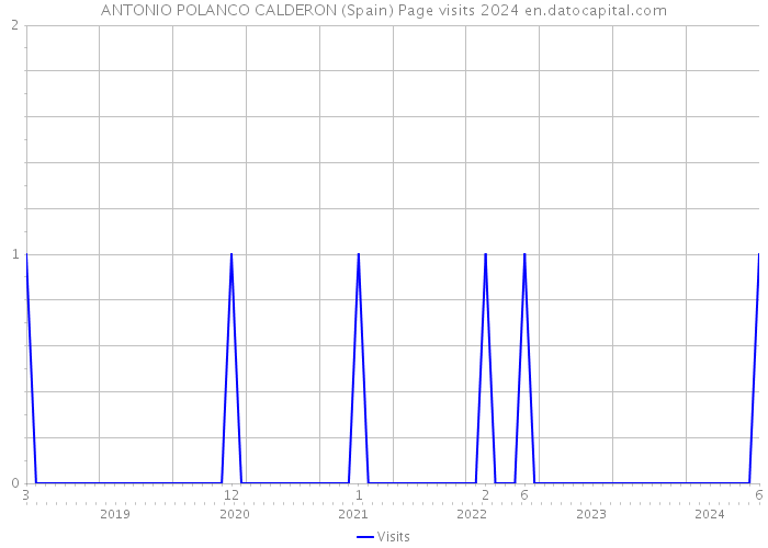 ANTONIO POLANCO CALDERON (Spain) Page visits 2024 