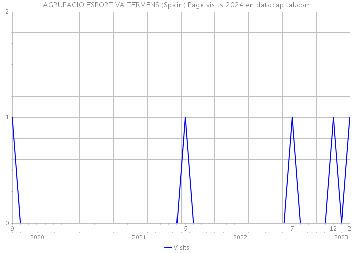 AGRUPACIO ESPORTIVA TERMENS (Spain) Page visits 2024 