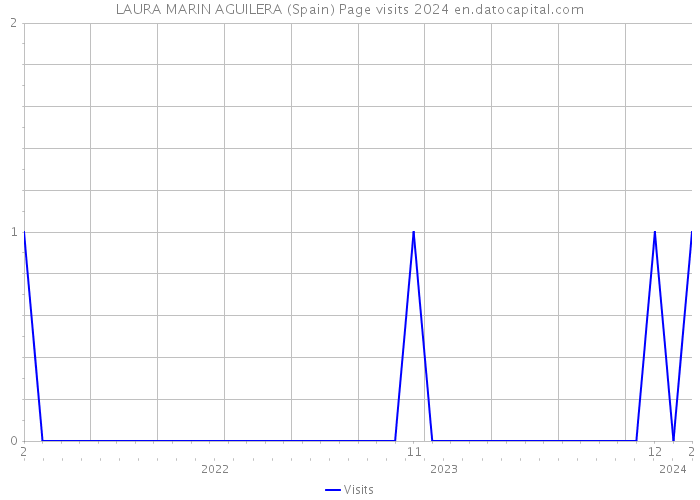 LAURA MARIN AGUILERA (Spain) Page visits 2024 