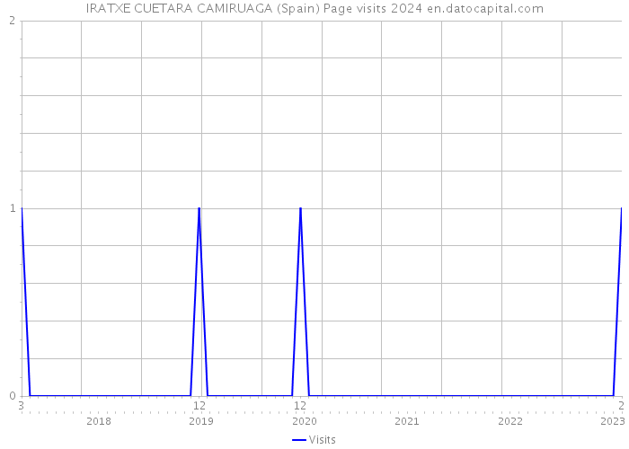 IRATXE CUETARA CAMIRUAGA (Spain) Page visits 2024 
