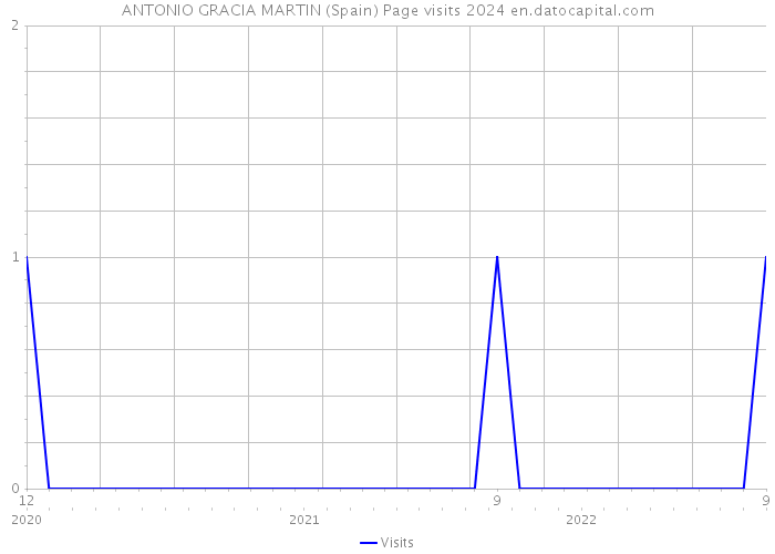 ANTONIO GRACIA MARTIN (Spain) Page visits 2024 