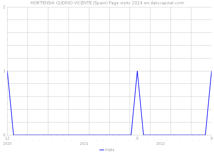 HORTENSIA GUDINO VICENTE (Spain) Page visits 2024 