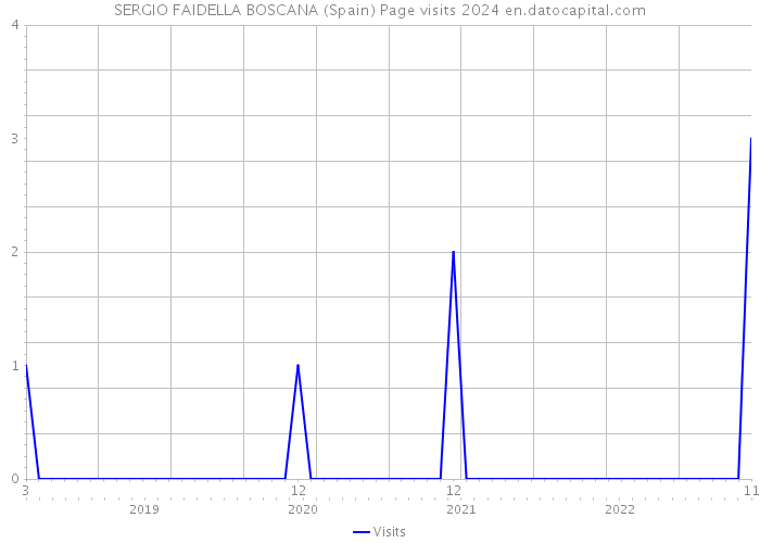SERGIO FAIDELLA BOSCANA (Spain) Page visits 2024 