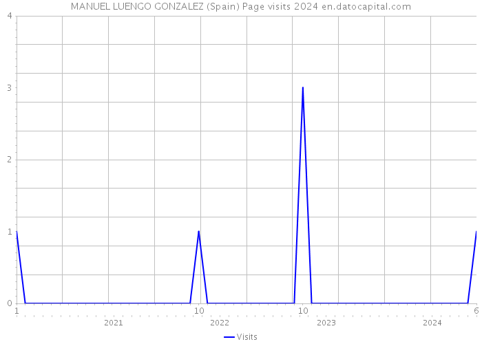 MANUEL LUENGO GONZALEZ (Spain) Page visits 2024 