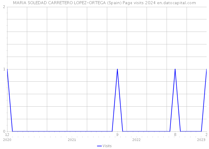 MARIA SOLEDAD CARRETERO LOPEZ-ORTEGA (Spain) Page visits 2024 